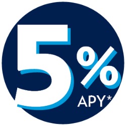 5% APY